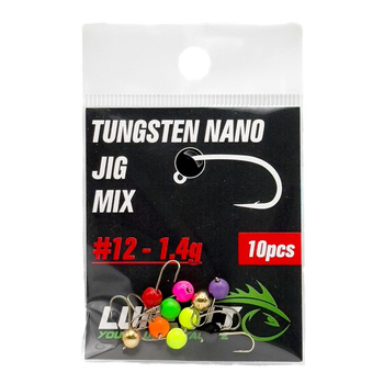 MB Lures Główka wolfram Nano Jig #12 1,4g MIX op.-10szt.