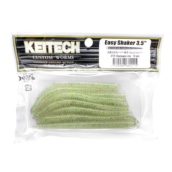 Keitech Easy Shaker 3.5'' 9cm 1,9g 377S CHAMPAGNE LIME 12szt. - op.