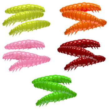Libra Lures Larva 30mm KOLOR NS MIX 15szt.