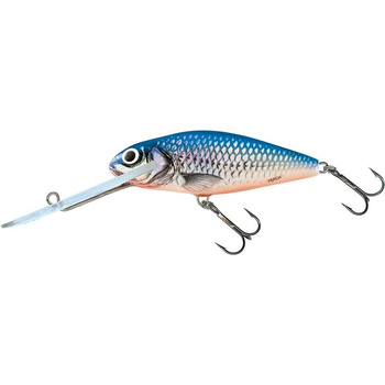 Wobler Salmo Perch 12cm 40g Super Deep Runner SILVER BLUE QPH031