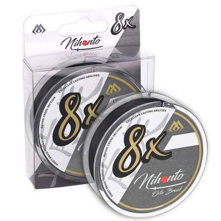 Plecionka Mikado Nihonto OCTA BRAID 150m 0.18mm 16.4kg BLACK Z24B-018