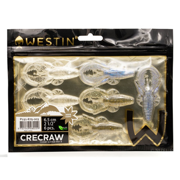 Westin CreCraw 6,5cm 4g CLEAR WATER MIX 8 6szt P151-675-003