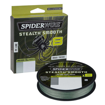 Plecionka SpiderWire Stealth Smooth8 x8 PE Braid 0,15mm 150m 16,5kg MOSS GREEN 1515226