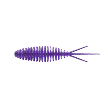 Libra Lures Turbo Worm 5,6cm 1,6g Bez Zapachu PURPLE WITH GLITTER 020 8szt