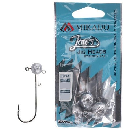 Główka Jigowa Mikado JAWS Stinger Eye 10g #6/0 3szt
