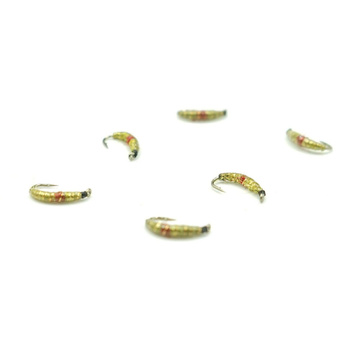 Nimfa Hydropsyche WP #10 OLIVE/RED