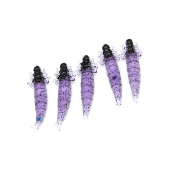 Fishchaser Microlarvae chruścik 2,4cm 1g VIOLET AND PEPPER 5szt.