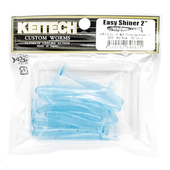 Keitech Easy Shiner 2'' 5cm 1g 025S SKY BLUE 12szt - op