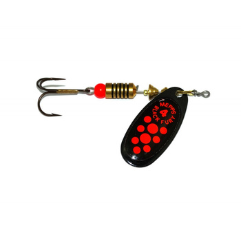 Mepps Black Fury #4 8g CZARNY/CZERWONE KROPKI 30447004