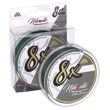Plecionka Mikado Nihonto OCTA BRAID 150m 0,26mm 22,6kg ZIELONY Z24G-026