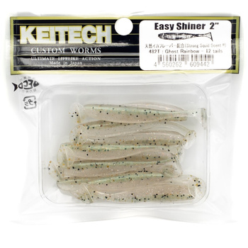 Keitech Easy Shiner 2'' 5cm 1g 482T GHOST RAINBOW 12szt - op