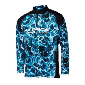 Marine UV Long Sleeve Tee Savage Gear M SEA BLUE 73665