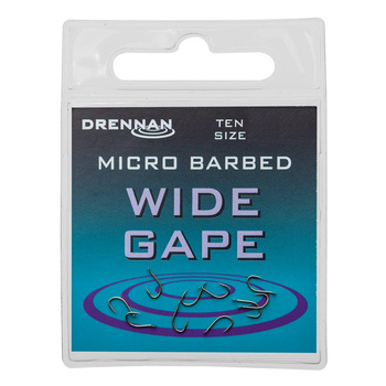 Haczyki Drennan Wide Gape #12 10 szt. HSWDGM012