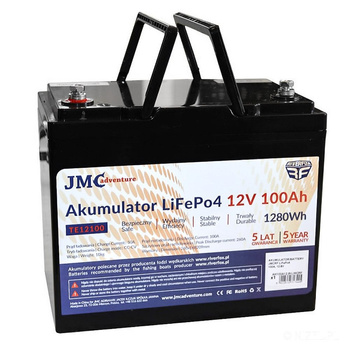 Akumulator JMCRF LiFePo4 100A 12,8V (12V) Bluetooth AK100A12.8VJMCRF