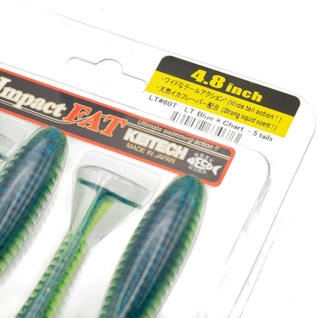 Keitech Swing Impact Fat 4,8'' 12cm 12,5g BLUE X CHART LT#60T
