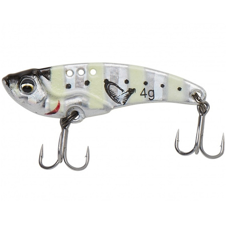 Cykada Savage Gear Vib Blade SW szybko tonąca 4,5cm 8,5g ZEBRA GLOW 73577