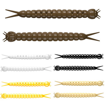 Libra Lures Slight Worm 38mm Kolor NATURAL NS MIX 15szt.