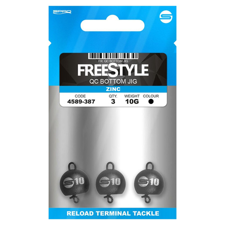 Czeburaszka Spro FreeStyle QC Bottom Jigs 5g BLACK 2szt 4589-385