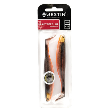 Westin ShadTeez Slim 12cm 10g GOLD MNNOW 2szt L P022-606-014