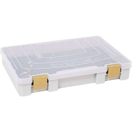 Pudełko Westin W3 Rig Box 28x19,5x4,5cm GREY/CLEAR B04-706-028