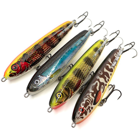 Wobler Salmo Sweeper 12cm 34g Sinking HOLO RED PERCH QSE055
