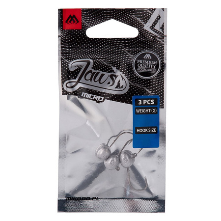 Główka Jigowa Jaws Mikro Mikado 2g #6 BN - op.3szt