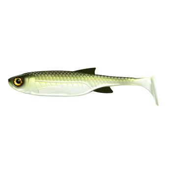 Libra Lures Kraken Shad 8'' 20cm 60g No Scent  031 OLIVE WHITEFISH