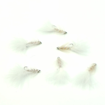 Streamer muchowy WP WHITE SILVER hak 12BL