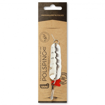 Błystka wahadłowa Polsping KRAB srebrny 15g  BWKR0AG