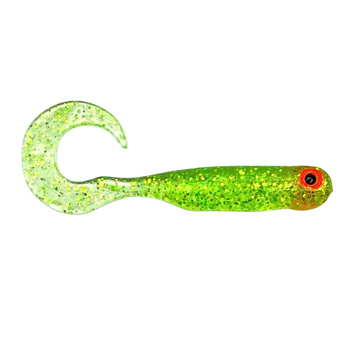 Great Fish GF1 Twister No Scent 49mm 0,9g GLITTER LIGHT GREEN 10szt.