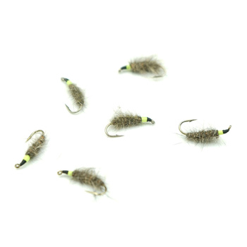 Nimfa Nymph Natural Caddis Case Wędkarska Polska #8 GREEN