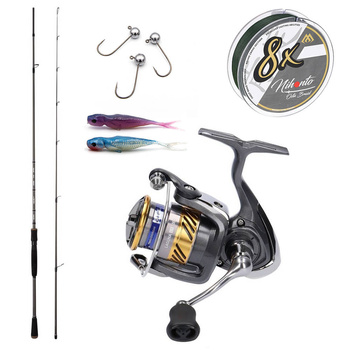 Zestaw na sandacza Basic - Wędka SPRO Mimic 2.0 Spin +  Daiwa LAGUNA LT 4000-C + Plecionka + Przynęty
