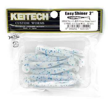 Keitech Easy Shiner 2'' 5cm 1g LT#58S LT SNOW MINT 12szt - op