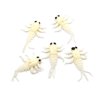 Fishchaser Microlarvae jętka 2,7cm 1g CREAM 5szt.