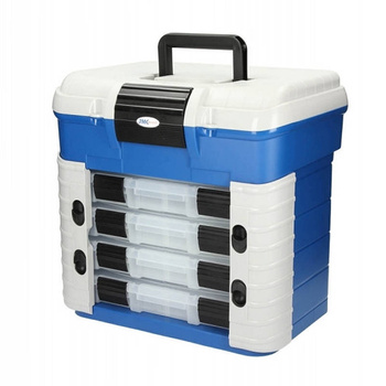 Skrzynia Wędkarska JMC 41x30x42cm SZARO NIEBIESKA SW105JMC