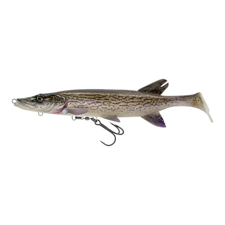 3D Pike Shad Savage Gear 20cm 65g Slow Sinking WHITE PIKE