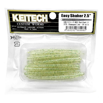 Keitech Easy Shaker 2,5'' 6,3cm 0,7g 377S CHAMPAGN LIME