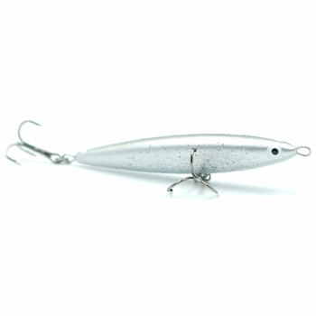 Wobler boleniowy Grom 8cm silver glitter