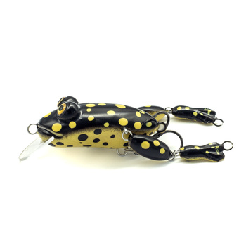 Wobler Wob-Art Żaba 6,5cm 6g BLACK/YELLOW