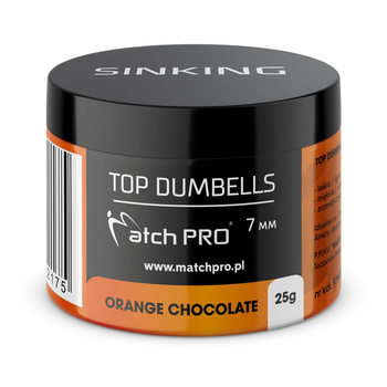 Dumbellsy MatchPro Top Dumbells 7mm 25g ORANGE CHOCOLATE 979237