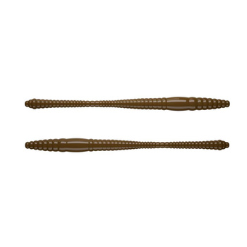 Libra Lures Dying Worm 70 7cm 1g No Scent 038 BROWN 15szt