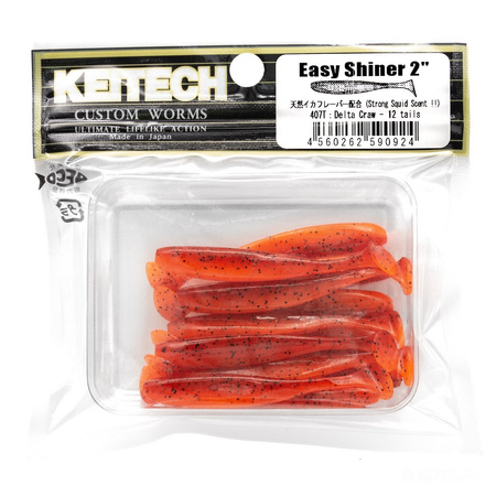 Keitech Easy Shiner 2'' 5cm 1g 407T DELTA CRAW 12szt - op