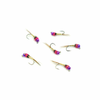 Nimfa Tungsten WP Purple flash jig hak#14BL