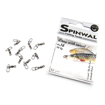 Agrafka Spinwal z krętlikiem No.16 10kg - 10szt
