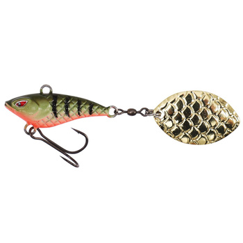 Wirujący ogonek Mikado M-Tail 5cm 3g HOT PERCH - PMMT-3-HP