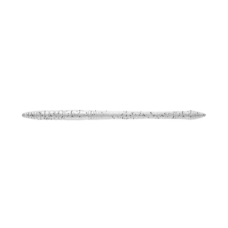 Libra Lures Bass Fat Stick Worm 12,8cm 5g 004 SILVER PEARL WITH BLACK & SILVER PEPPER 8szt