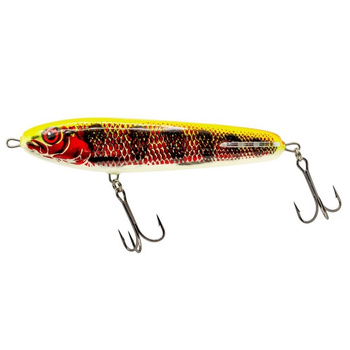 Wobler Salmo Sweeper 12cm 34g Sinking HOLO RED PERCH QSE055