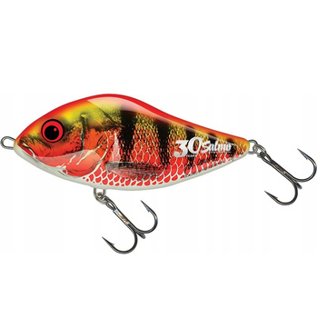 Wobler Salmo Slider 12cm 70g Sinking HOLO RED PERCH QSD373 LIMITED