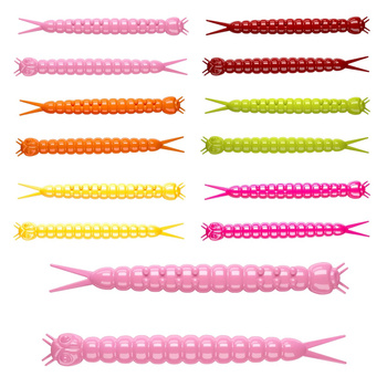 Libra Lures Slight Worm 38mm KOLOR NS MIX 15szt.