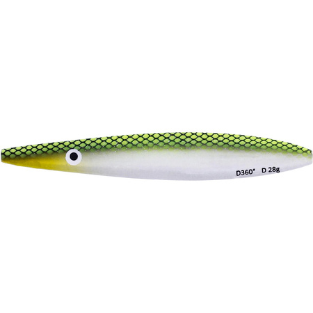 Wobler Inliner Westin D360 Distance 9,5cm 28g GREEN HEADLIGHT
